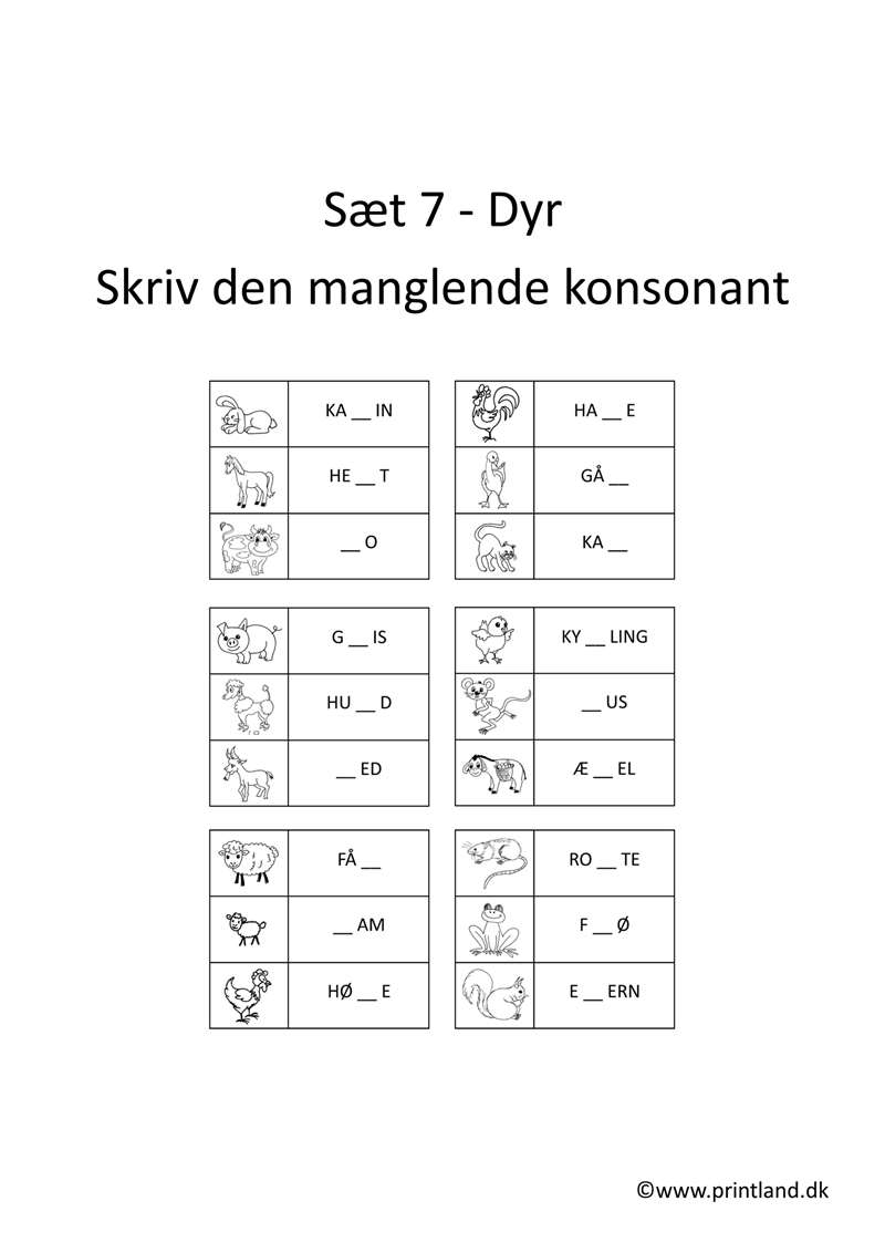 a16. forside skriv den manglende konsonant