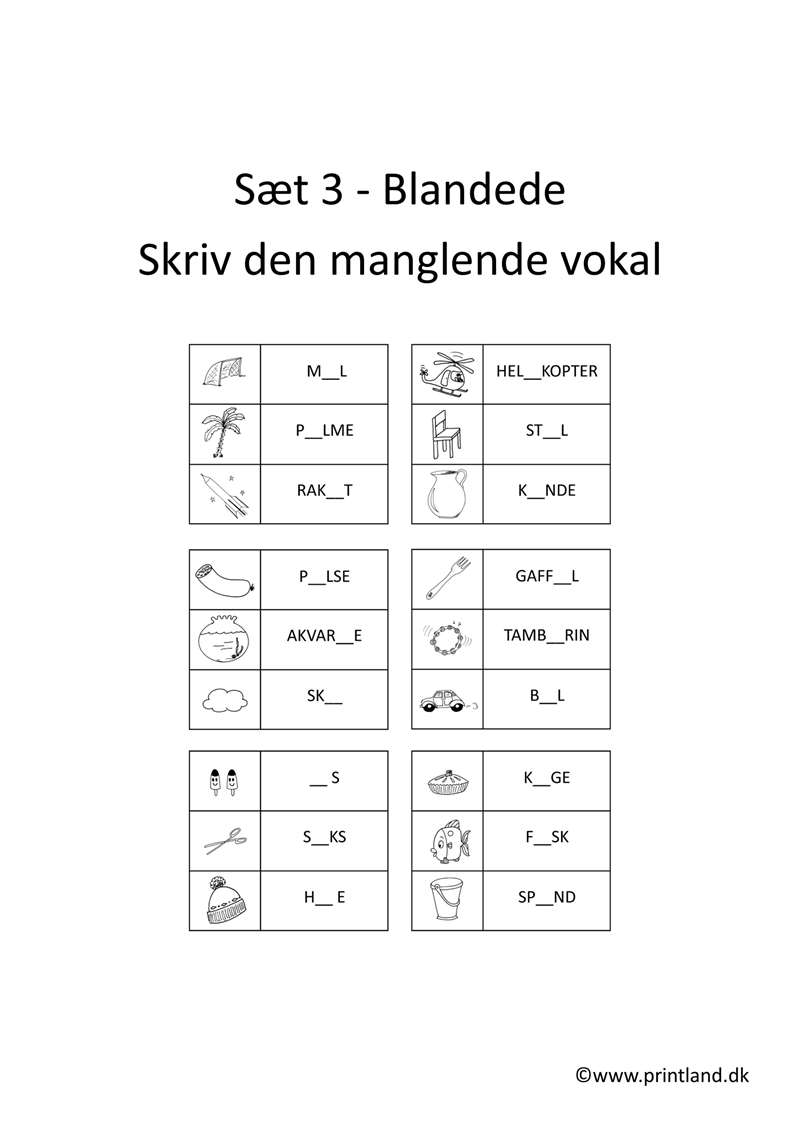 a12. forside skriv manglende vokal