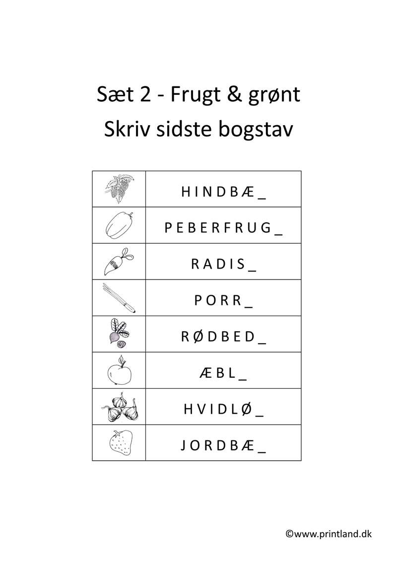 a11. forside f og g sidste bogstav