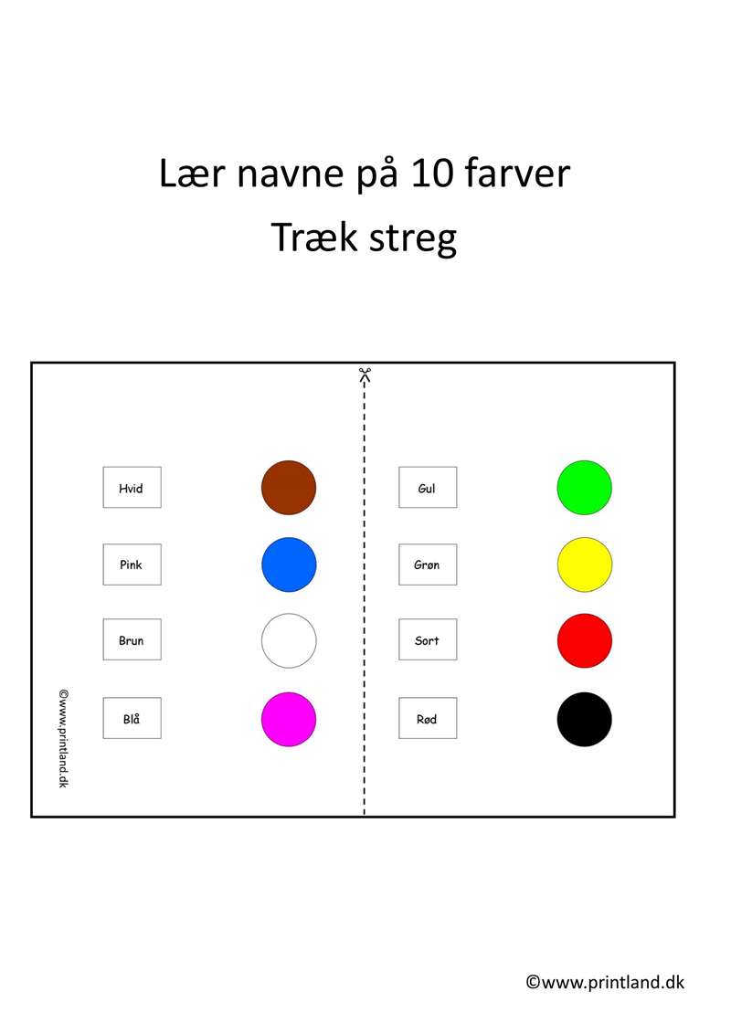 a11. forside lær navne på 10 farver