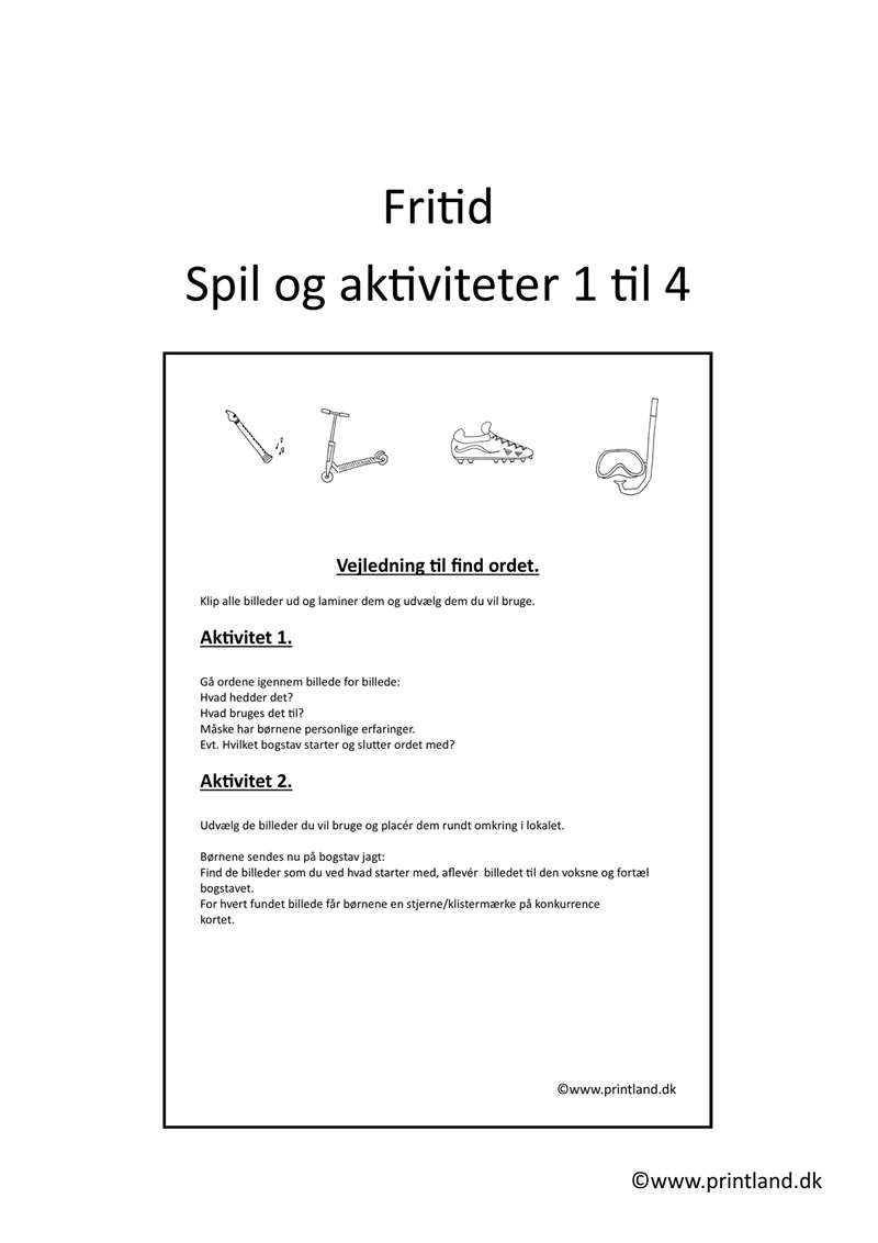 a10. fritid spil og akt