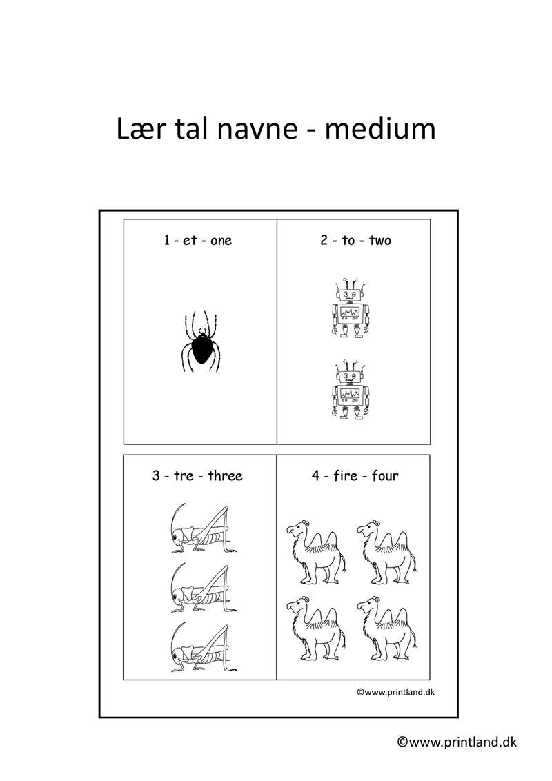 a11. forside eng lær tal 1 til 10