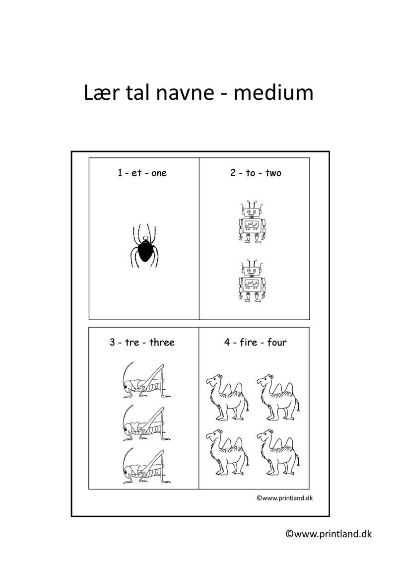 a11. forside eng lær tal 1 til 10