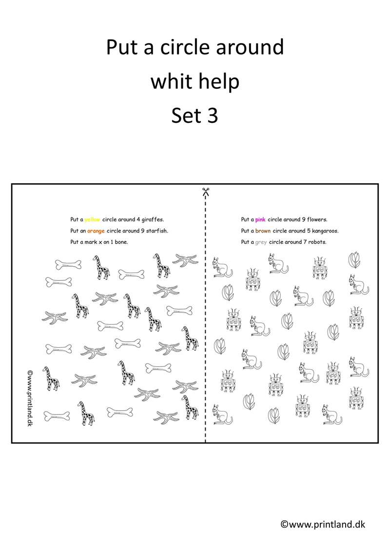 a12. forside put a circle around whit help