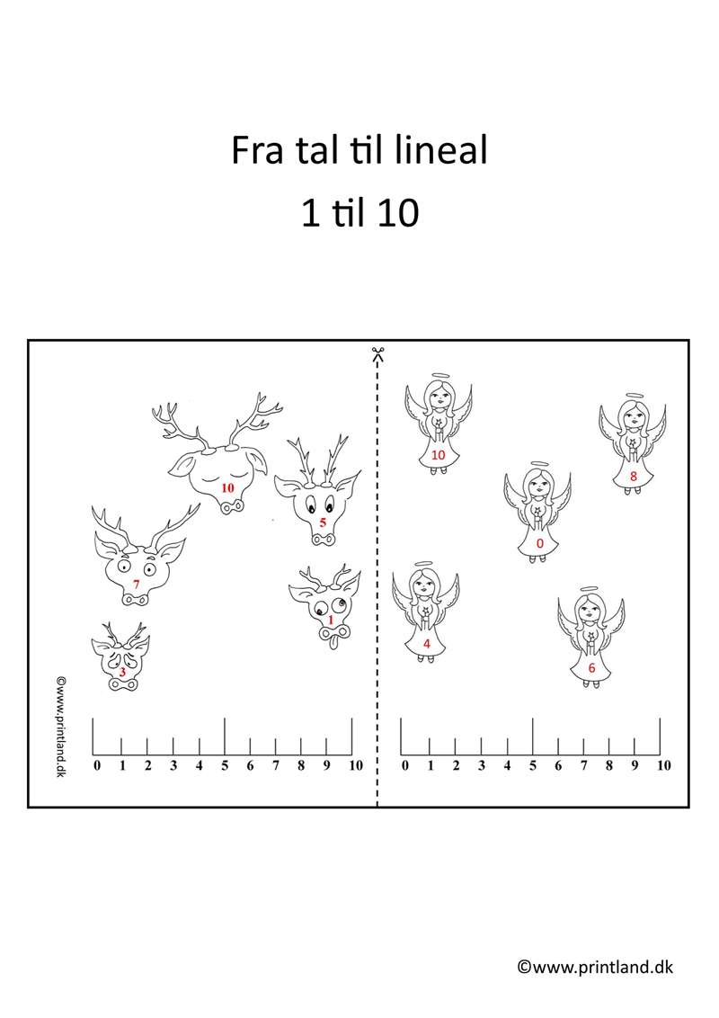 a10. forside fra tal til lineal 1 til 10