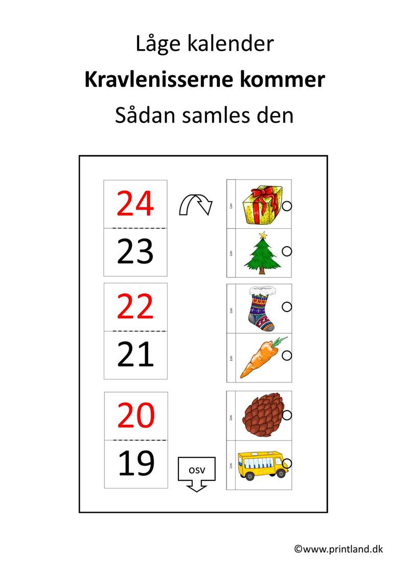 a10. forside vejledning lågekalender