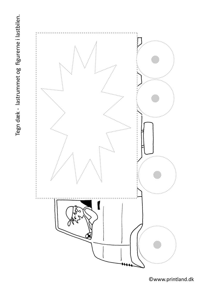 b53. tegn figurerne i lastbilen