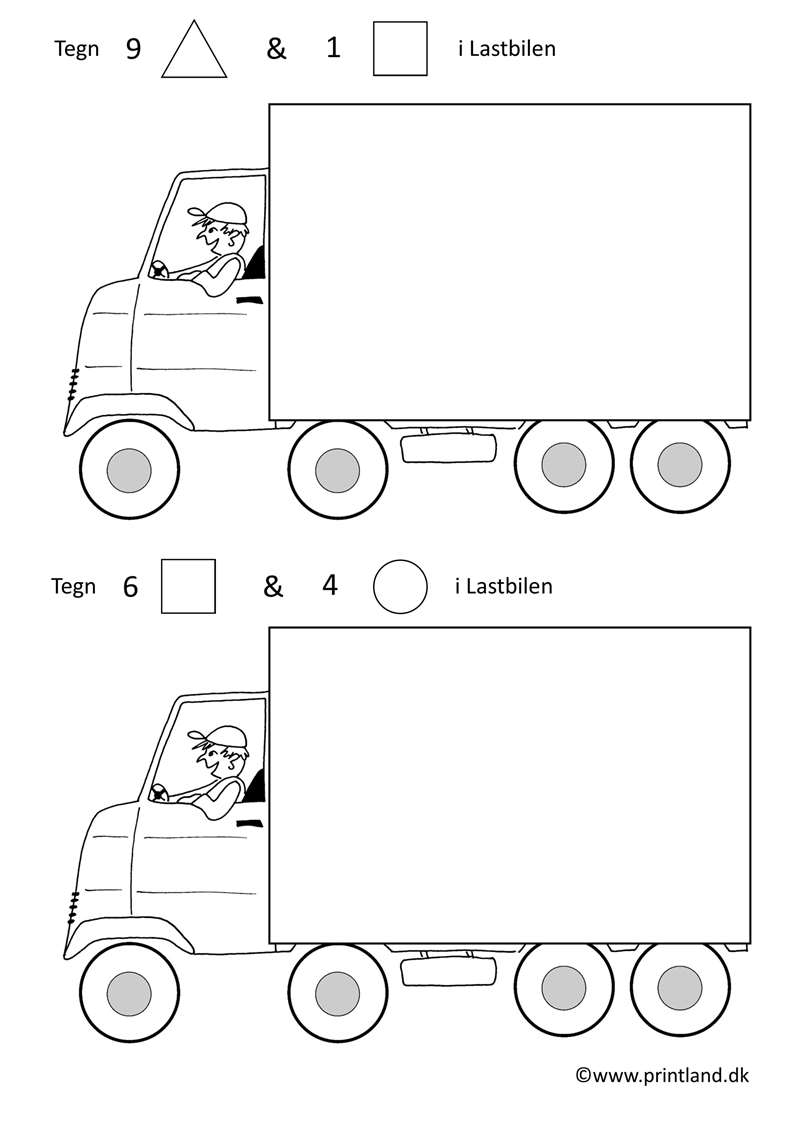 b40. 2 fig i lastbilen små