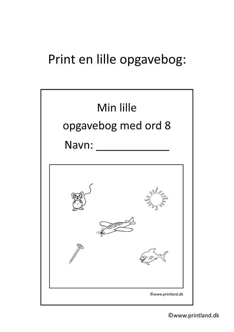 b80. forside lille opgavebog 8