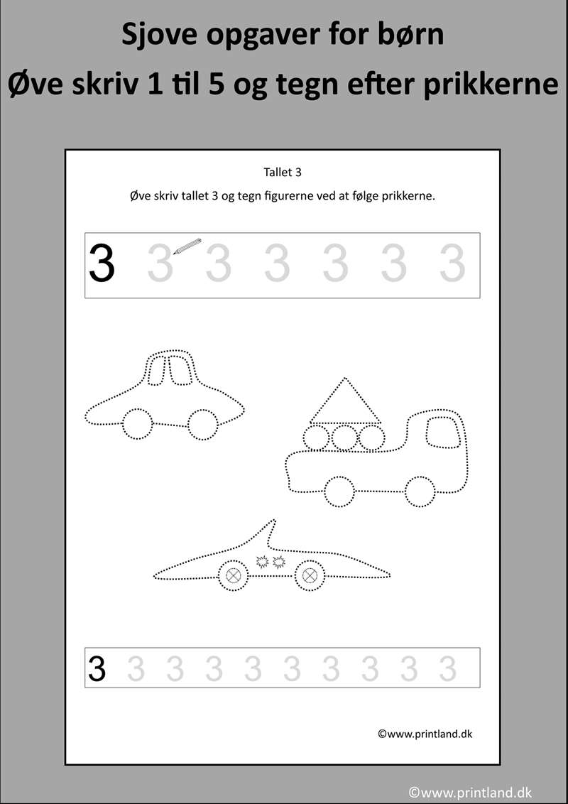 a20. øveskriv 1 til 5