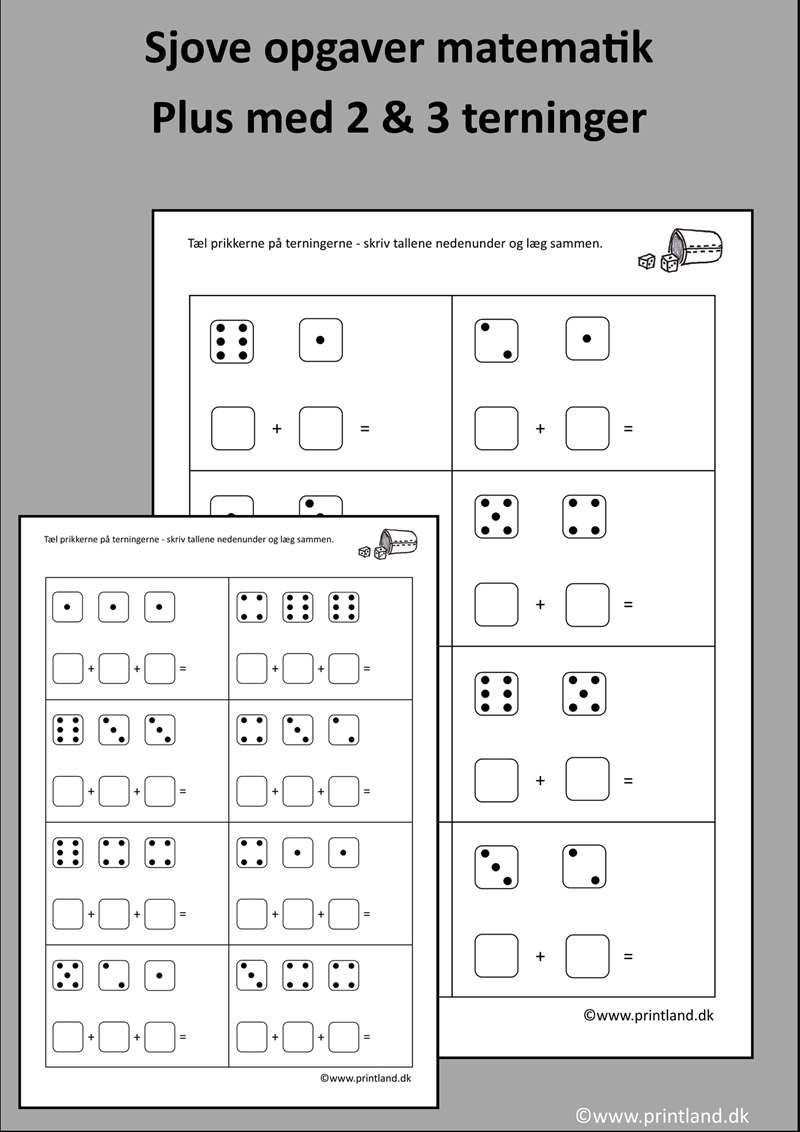 a13. terninger plus med 2&3