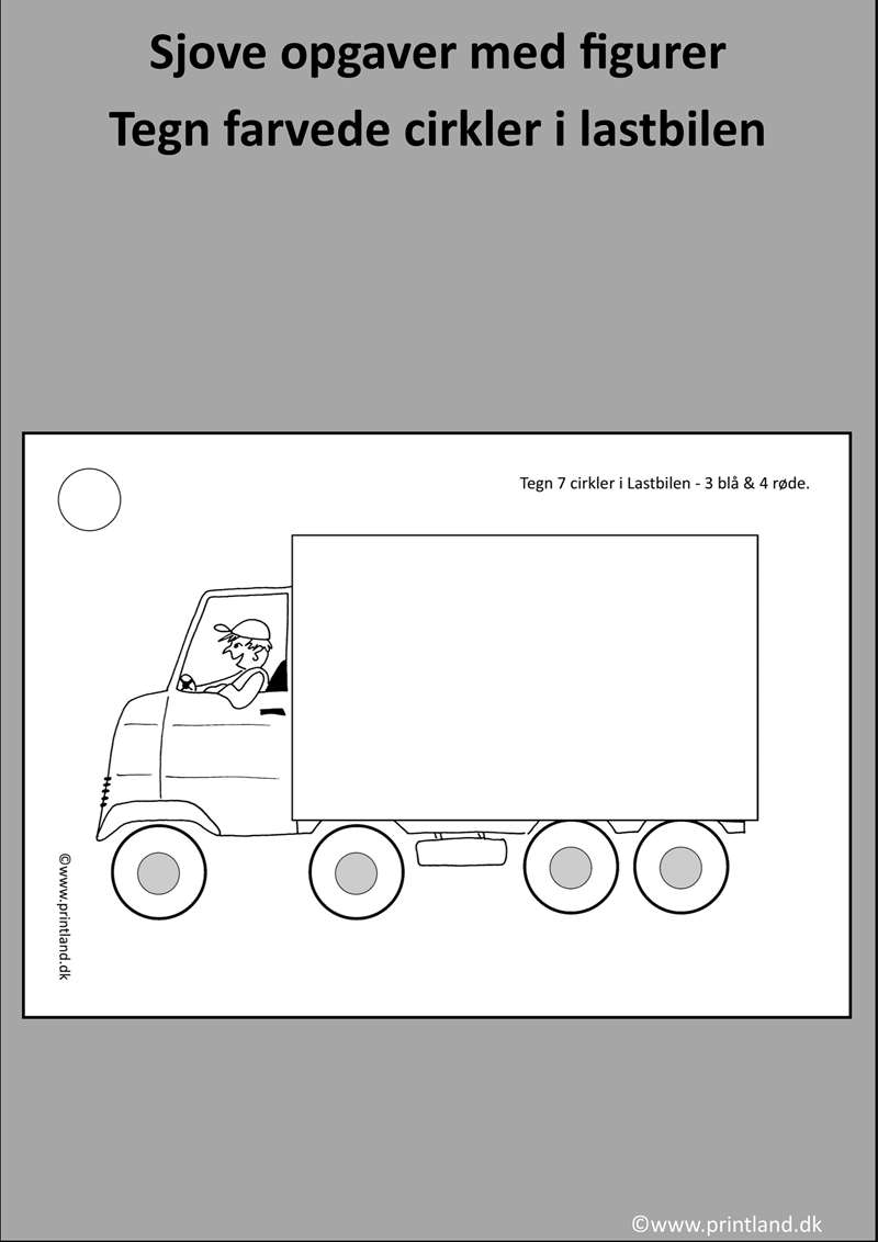 a23. tegn farvede cirkler i lastbilen