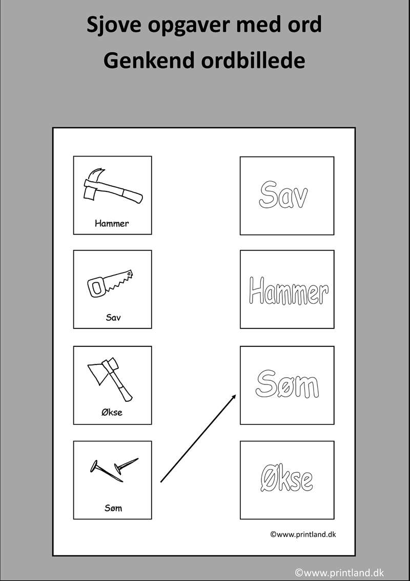 a18. genkend ordbillede