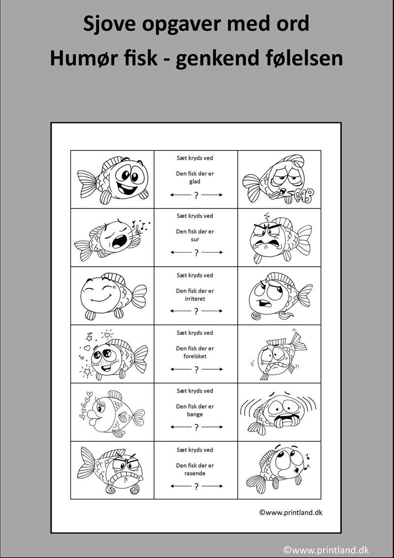 a22. humørfisk genkend følelsen