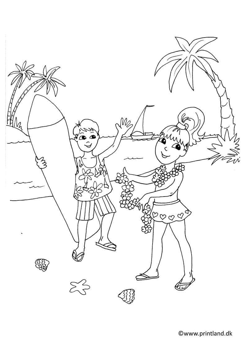 a17. hawaii pige og dreng