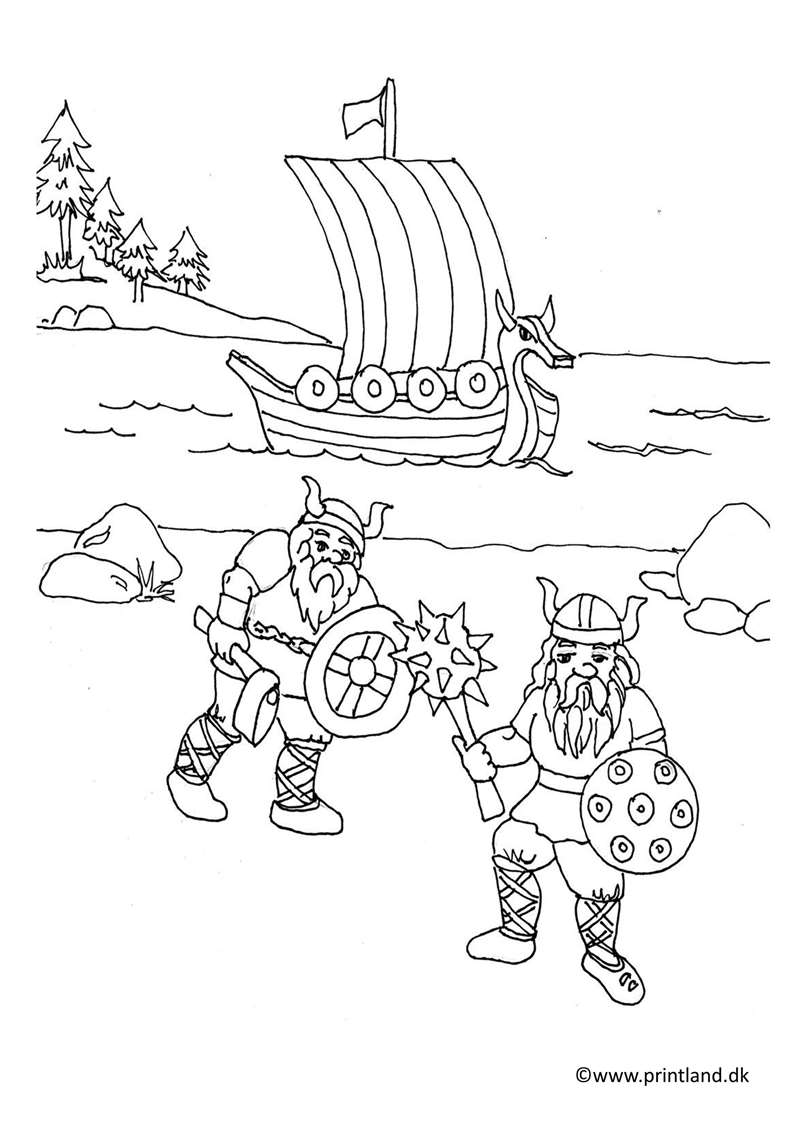 a30. vikinger og vikingeskib