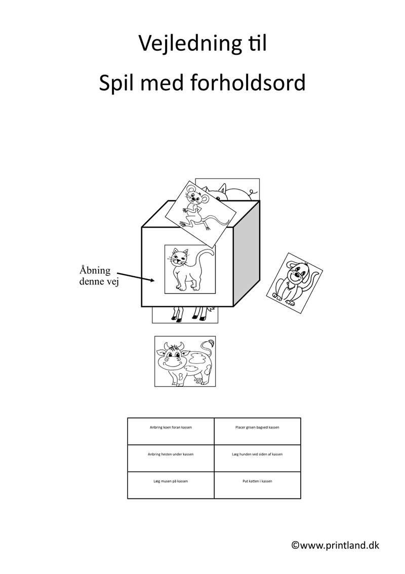 b10 forside vejl spil forholdsord